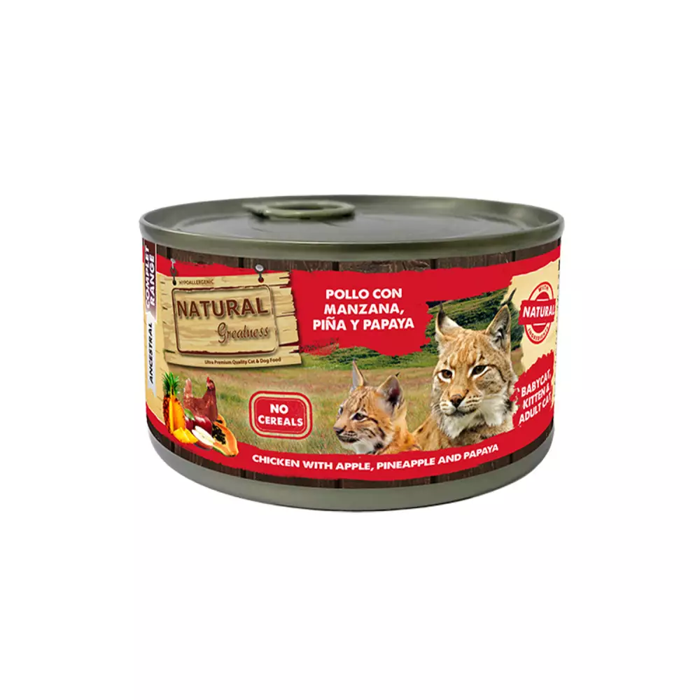 Pollo con Manzana, Piña y Papaya - Natural Greatness