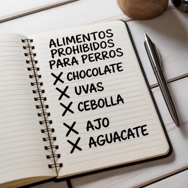 alimentos prohibidos para perros