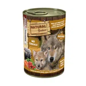 Vacuno con Cerdo Ibérico , Judías Verdes, Boniato y Arándanos - Natural Greatness